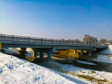 В Алматинской области построен новый мост через реку у.Алматы